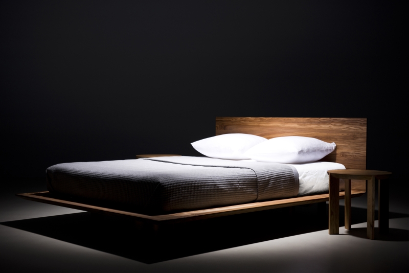 orig. SLIM Bett Design schlicht & modern aus Massivholz edler eleganter Klassiker